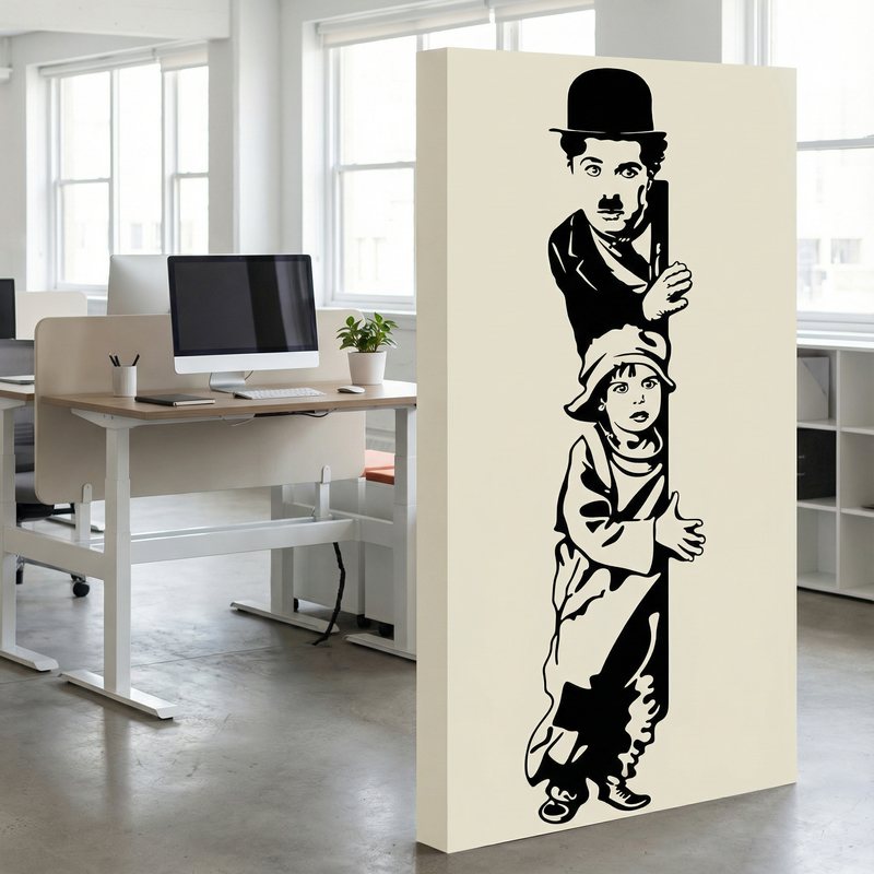 Wandtattoos: Chaplin The Kid