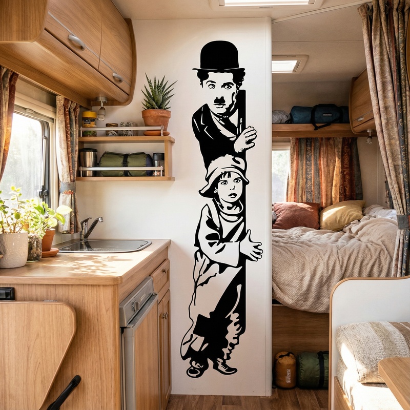 Wandtattoos: Chaplin The Kid