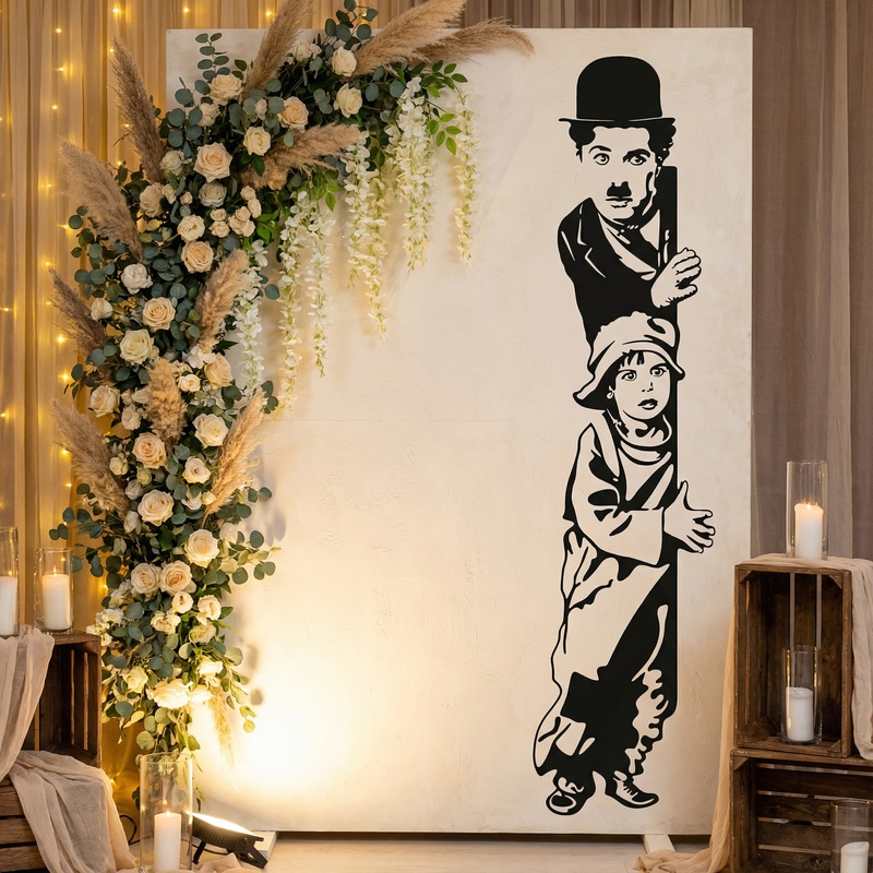 Wandtattoos: Chaplin The Kid