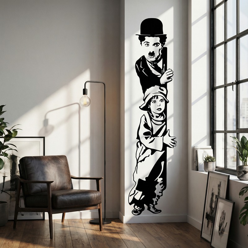 Wandtattoos: Chaplin The Kid