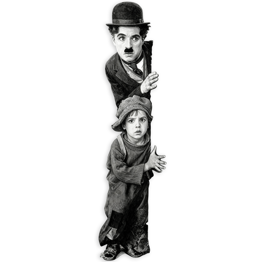 Wandtattoos: Charlie Chaplin - The Kid