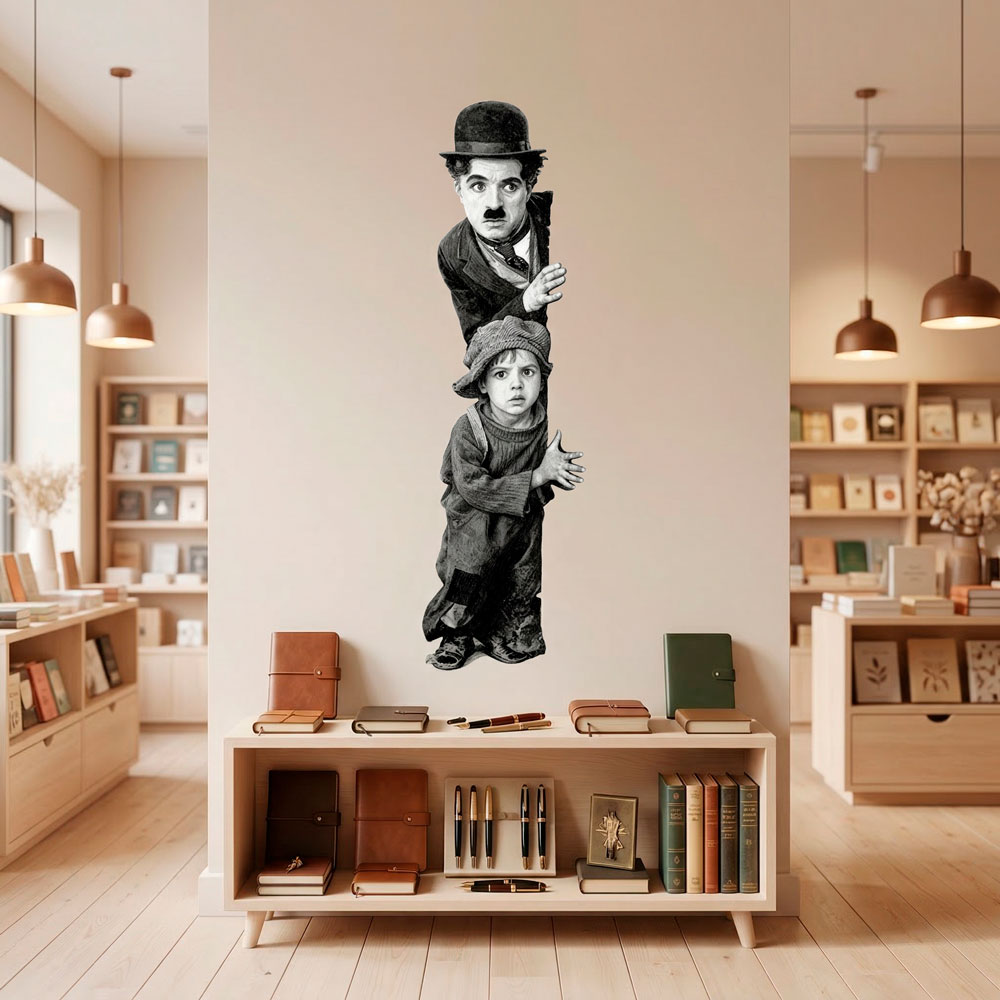 Wandtattoos: Charlot, The Kid