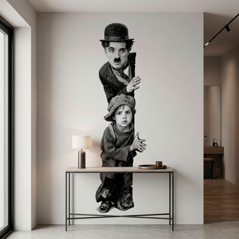 Wandtattoos: Charlot, The Kid