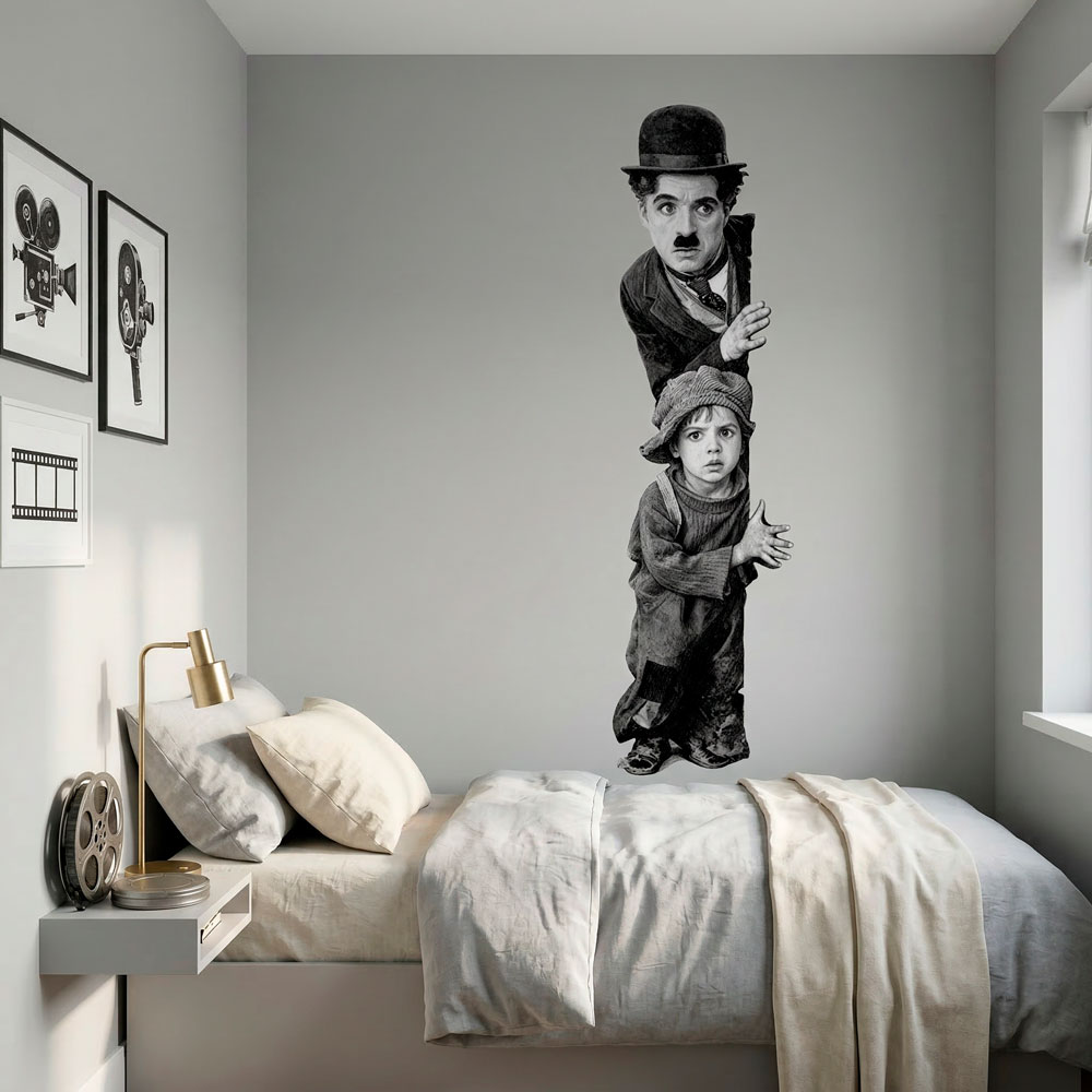 Wandtattoos: Charlot, The Kid
