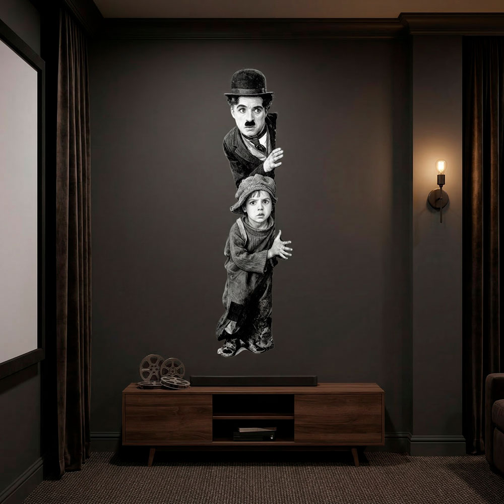 Wandtattoos: Charlot, The Kid