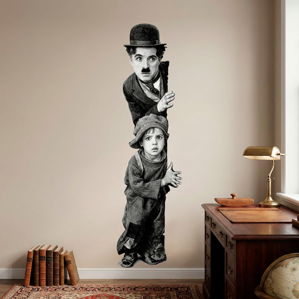 Wandtattoos: Charlot, The Kid