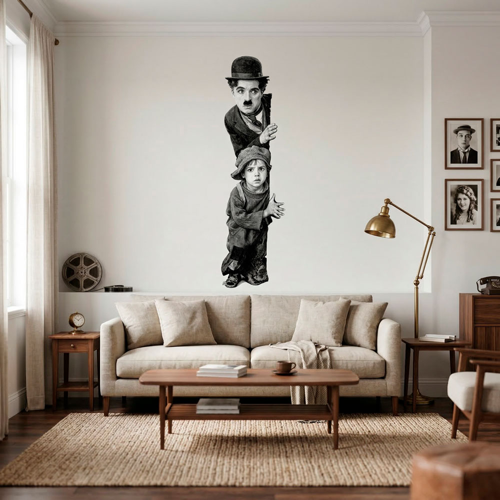 Wandtattoos: Charlot, The Kid