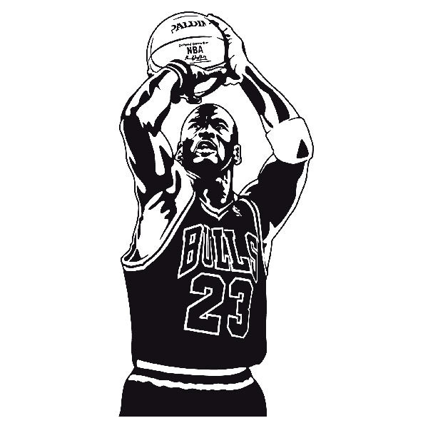 Wandtattoos: Michael Jordan