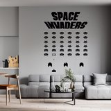 Wandtattoos: Space Invaders Game 3