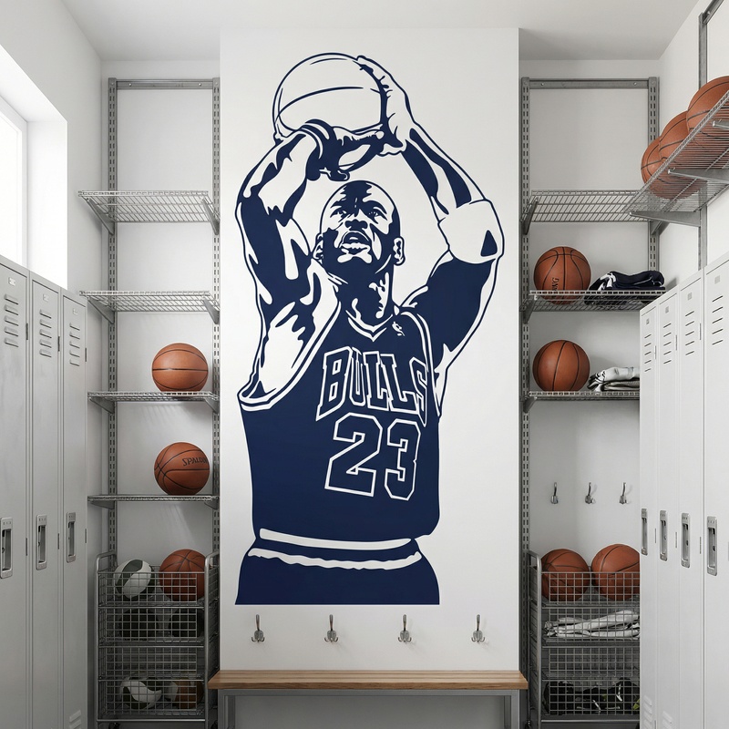 Wandtattoos: Michael Jordan