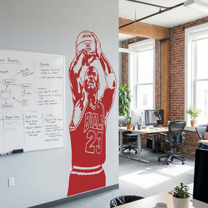 Wandtattoos: Michael Jordan