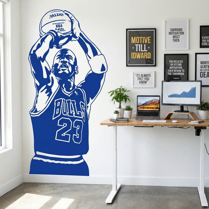 Wandtattoos: Michael Jordan