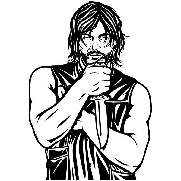 Wandtattoos: Daryl Dixon - The Walking Dead