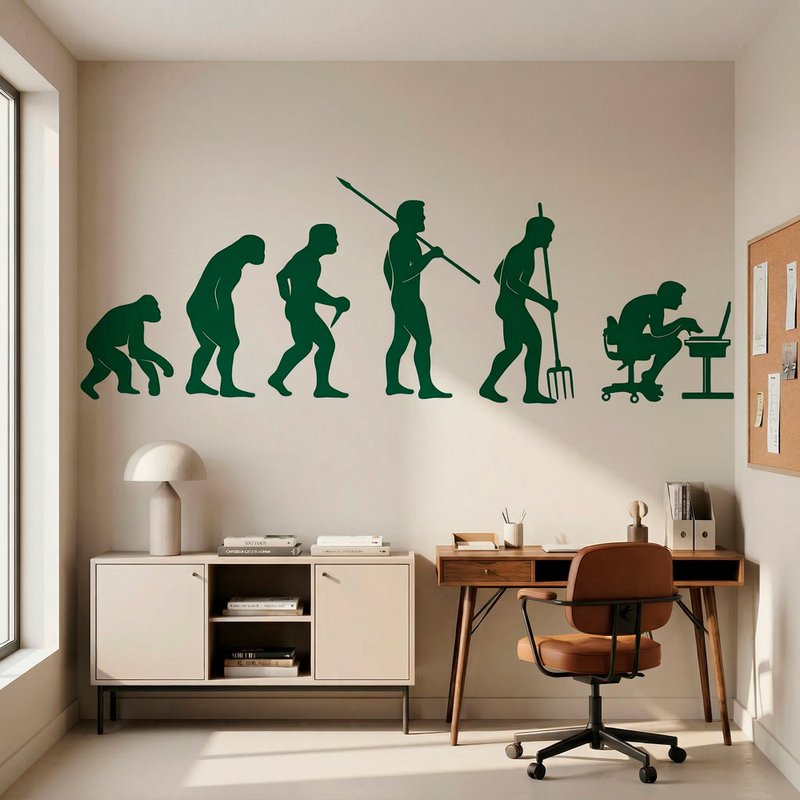 Wandtattoos: Evolution zum Computer