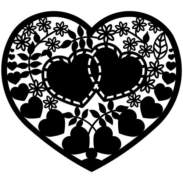 Wandtattoos: Herz der Liebe