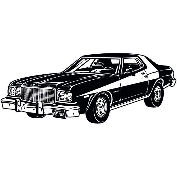 Wandtattoos: Ford Torino Starsky und Hutch