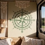 Wandtattoos: Rose der Winde des Meeres 8