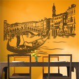 Wandtattoos: Rialto-Brücke in Venedig 2