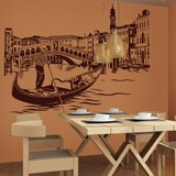 Wandtattoos: Rialto-Brücke in Venedig 3