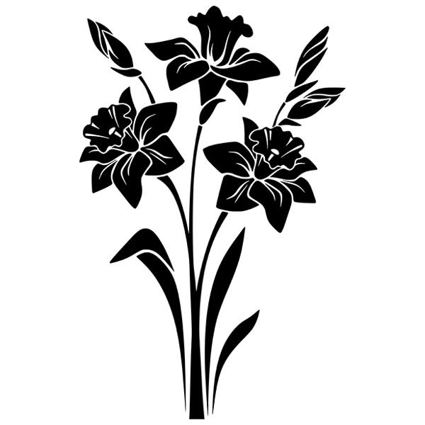 Wandtattoos: Blumen Tezcalipoca