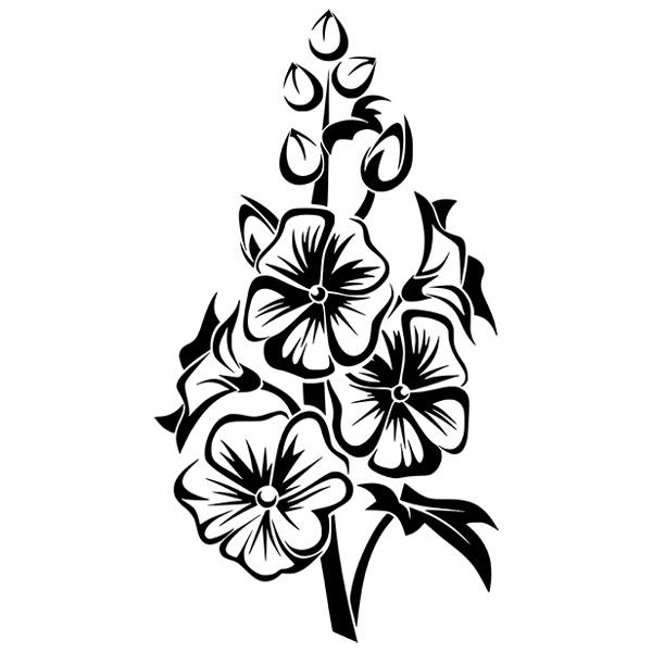 Wandtattoos: Blumen Quetzalcoatl