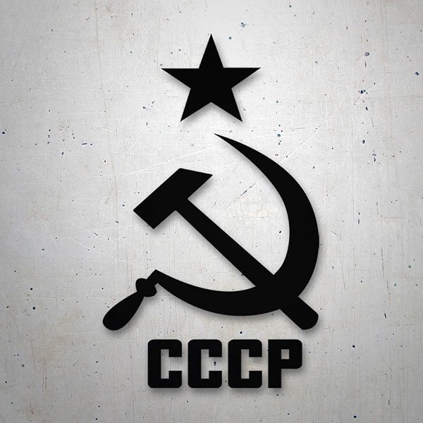 Aufkleber: CCCP - Sowjetunion