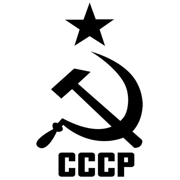 Aufkleber: CCCP - Sowjetunion