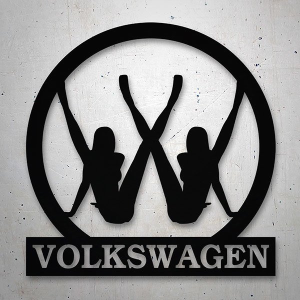 Aufkleber: Volkswagen sexy 0