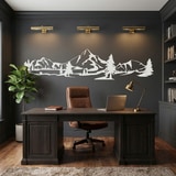 Wandtattoos: Berge und Kiefern 21