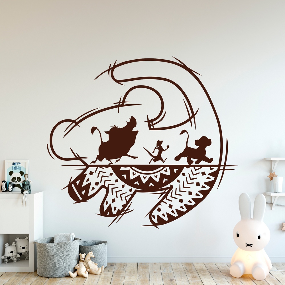 Kinderzimmer Wandtattoo: Kunst The Lion King