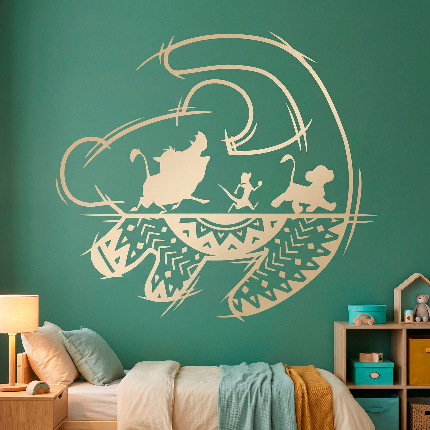 Kinderzimmer Wandtattoo: Kunst The Lion King