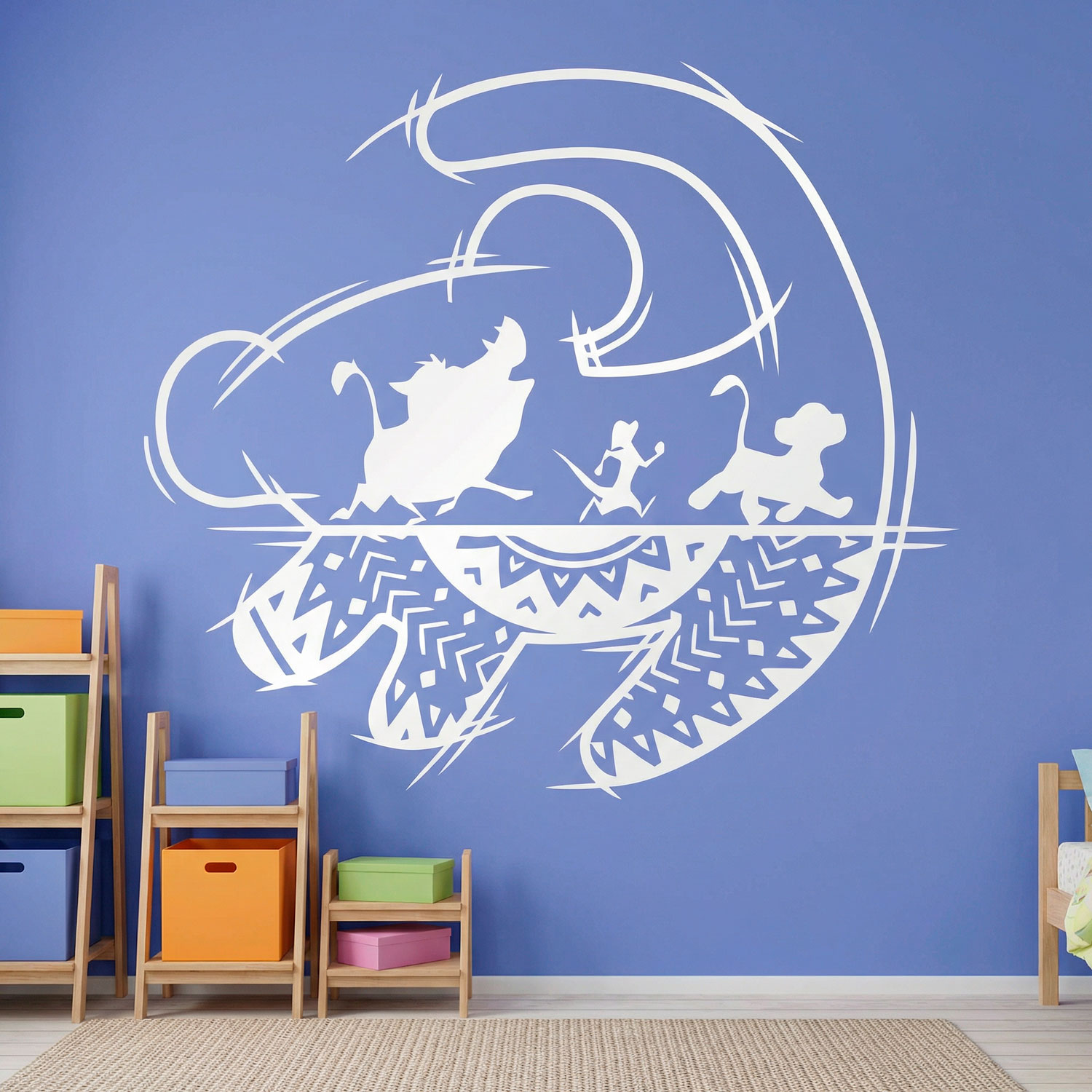 Kinderzimmer Wandtattoo: Kunst The Lion King