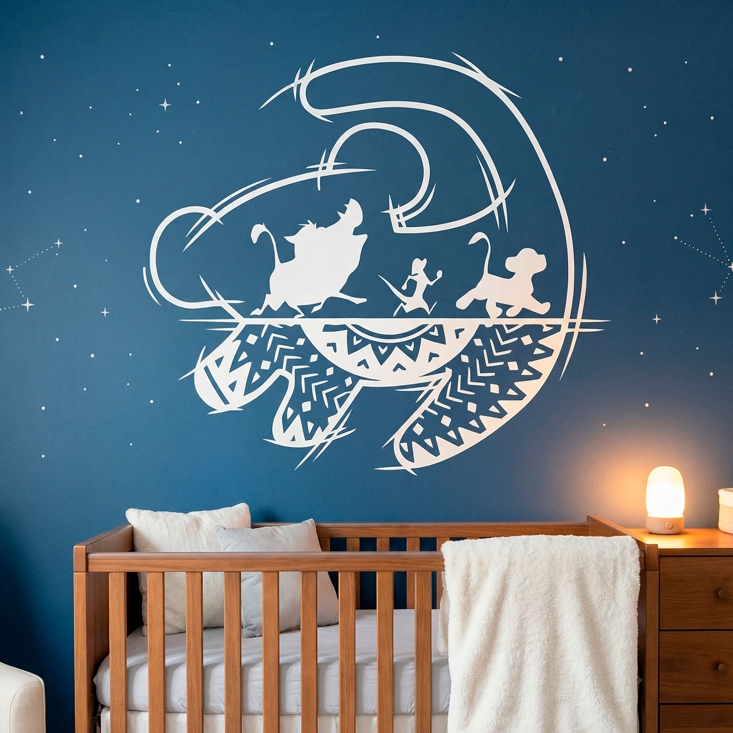 Kinderzimmer Wandtattoo: Kunst The Lion King