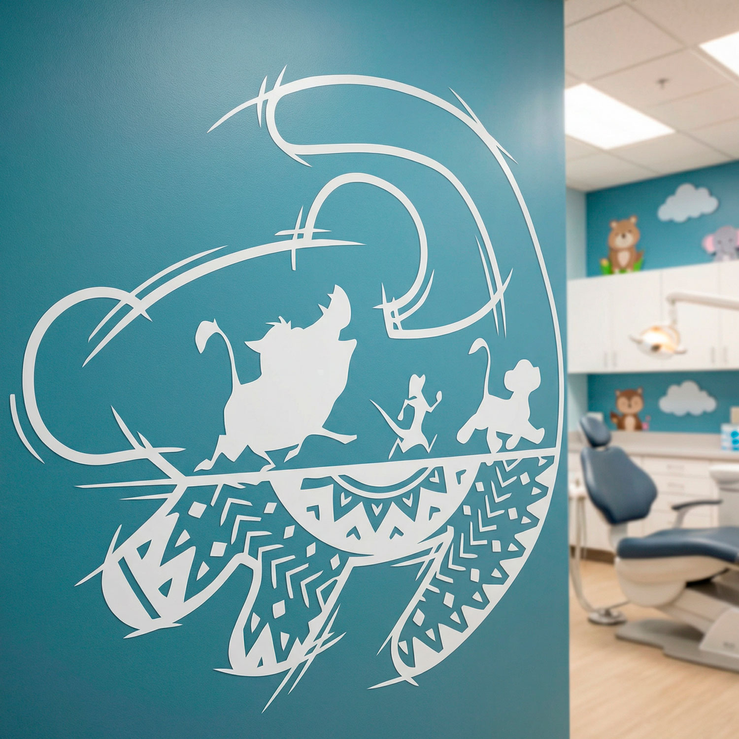 Kinderzimmer Wandtattoo: Kunst The Lion King