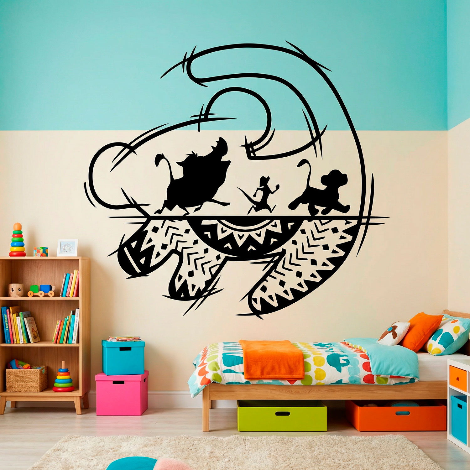 Kinderzimmer Wandtattoo: Kunst The Lion King