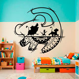 Kinderzimmer Wandtattoo: Kunst The Lion King 5