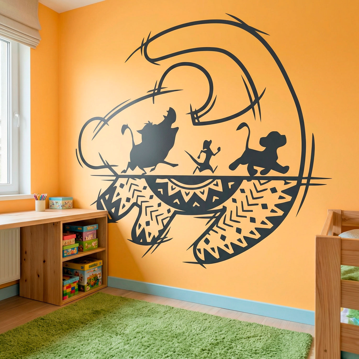 Kinderzimmer Wandtattoo: Kunst The Lion King