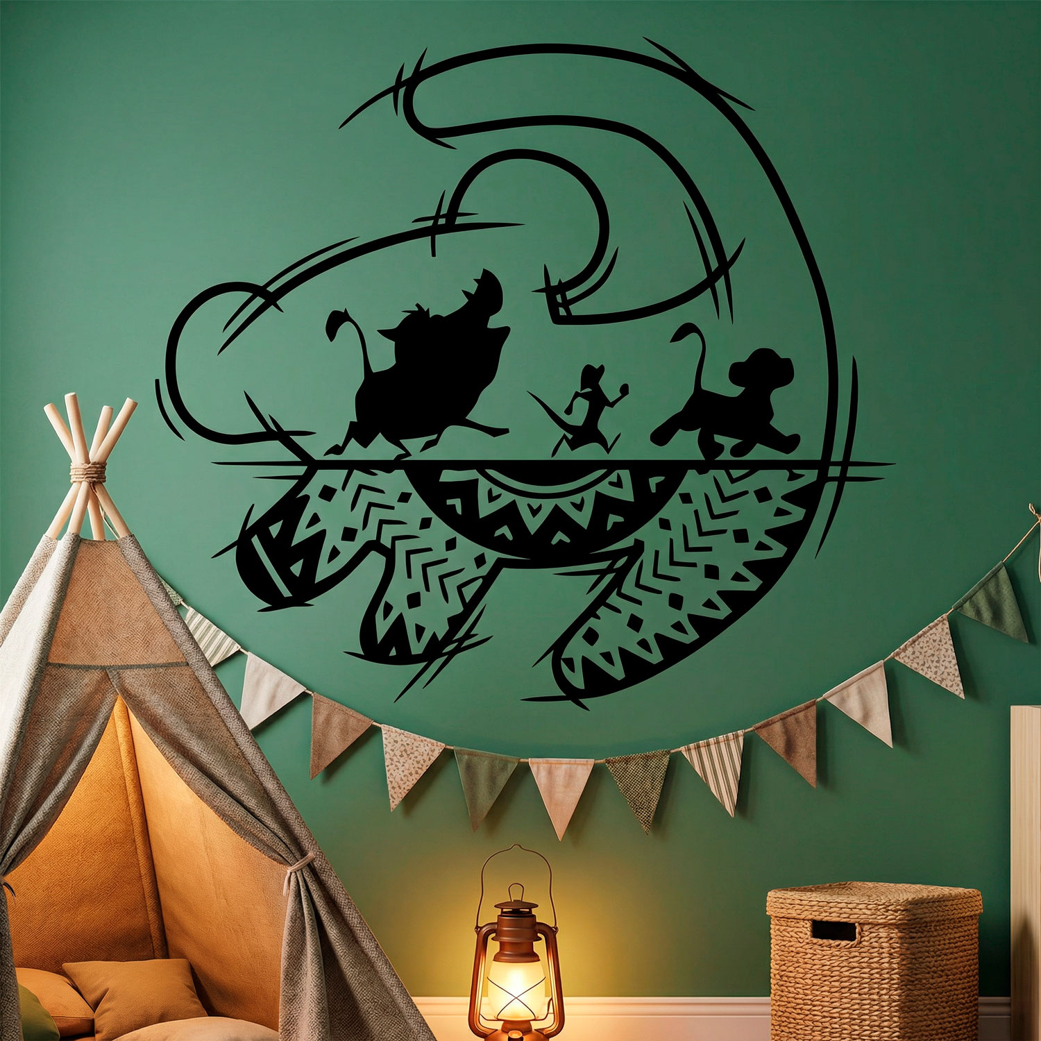 Kinderzimmer Wandtattoo: Kunst The Lion King