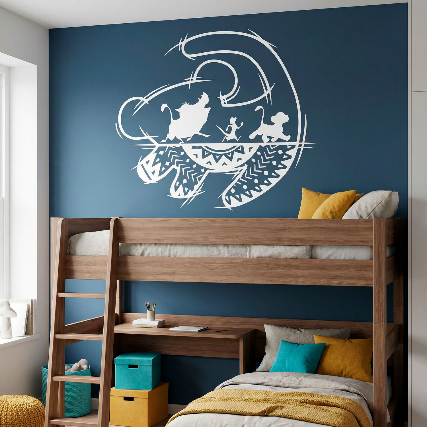 Kinderzimmer Wandtattoo: Kunst The Lion King