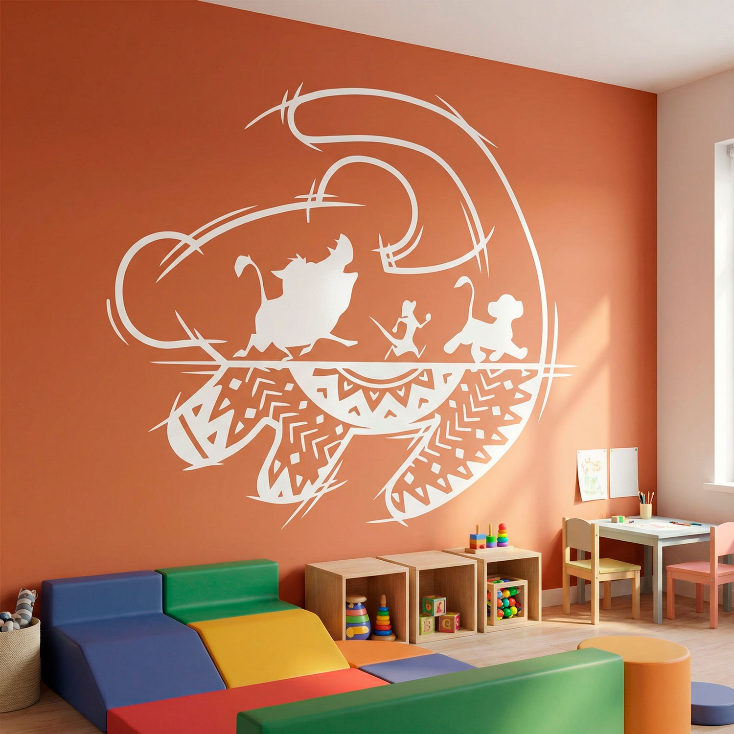 Kinderzimmer Wandtattoo: Kunst The Lion King