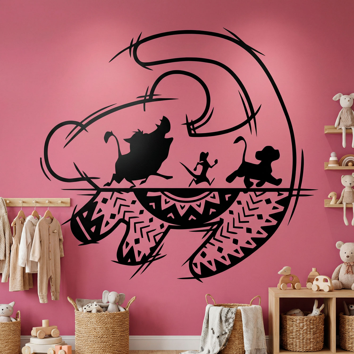 Kinderzimmer Wandtattoo: Kunst The Lion King