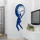 Wandtattoos: Harold Lloyd hängt an der Uhr 2