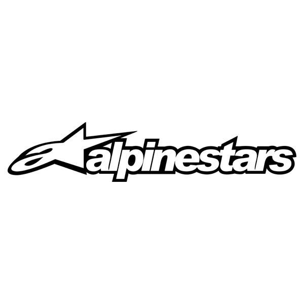 Wandtattoos: Alpinestars waagerecht