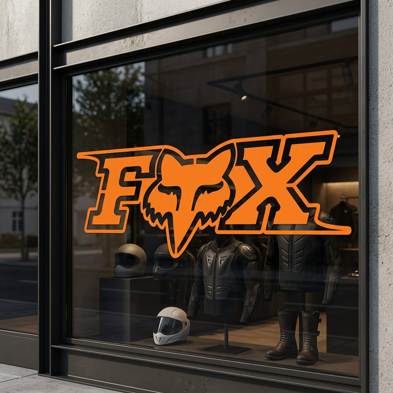 Wandtattoos: Fox waagerecht