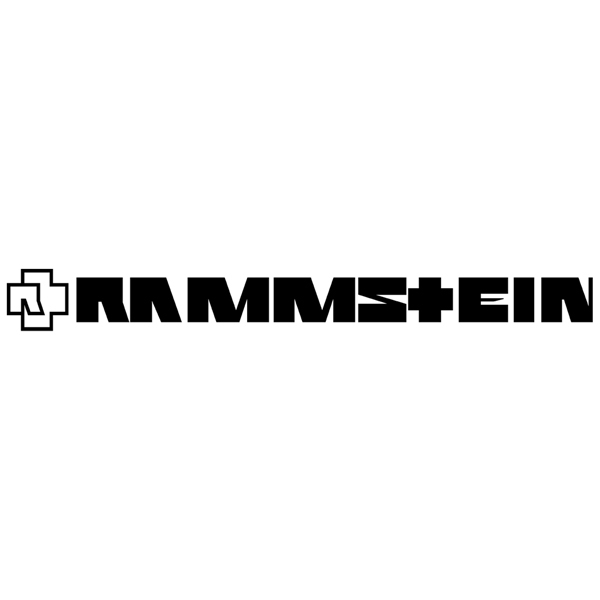 Aufkleber: Rammstein Classic Bigger