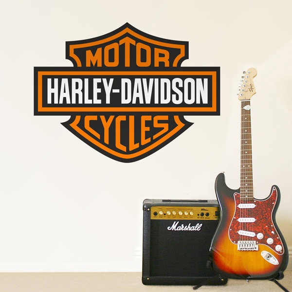 Wandtattoos: Harley Davidson Bigger