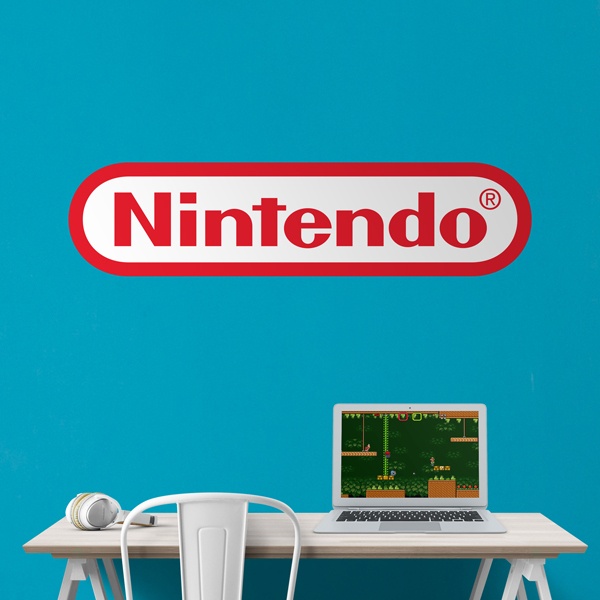 Wandtattoos: Logo Nintendo Bigger