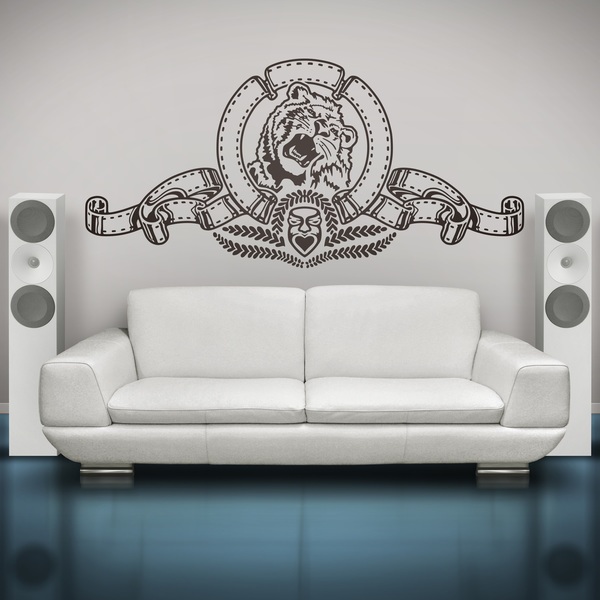 Wandtattoos: Löwe von Metro Goldwyn Mayer