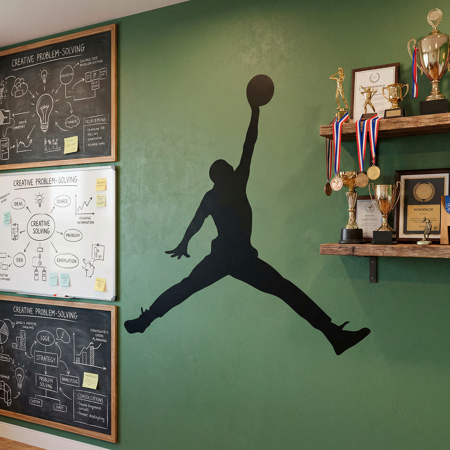 Wandtattoos: Air Jordan Bigger