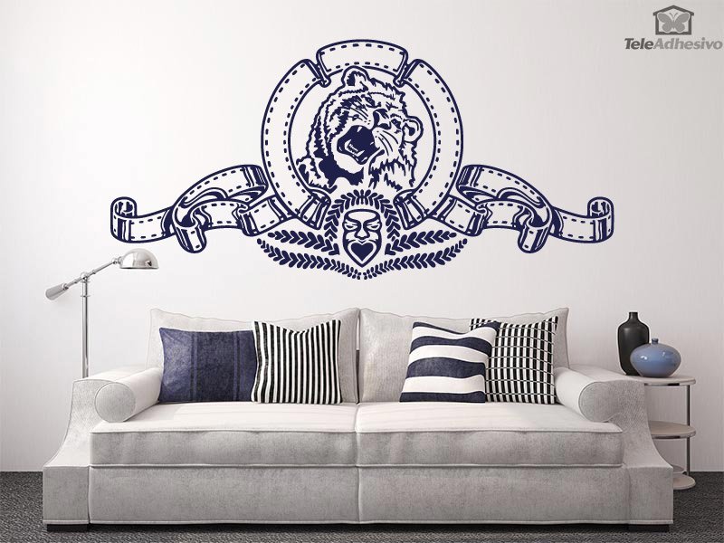 Wandtattoos: Löwe von Metro Goldwyn Mayer